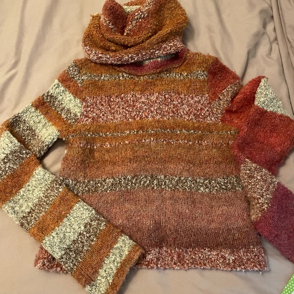 Free people striped turtleneck sweater size XS - Picture 5 of 7